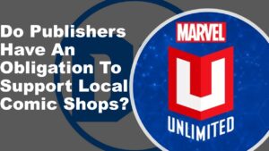 Marvel Unlimited and DC Comics logos