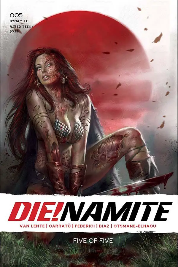 Die!namite #5, cover