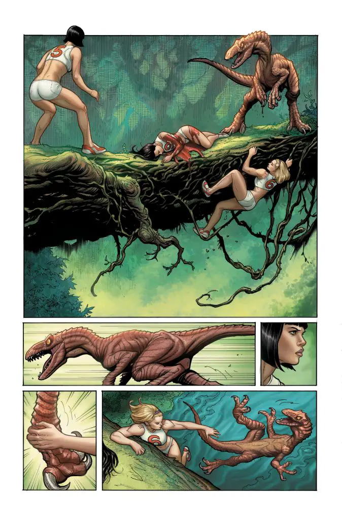 Fight Girls #1, preview page 2