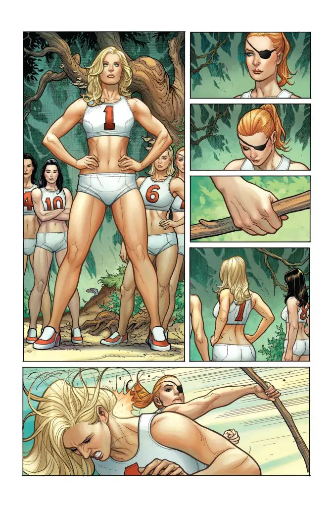 Fight Girls #1, preview page 3