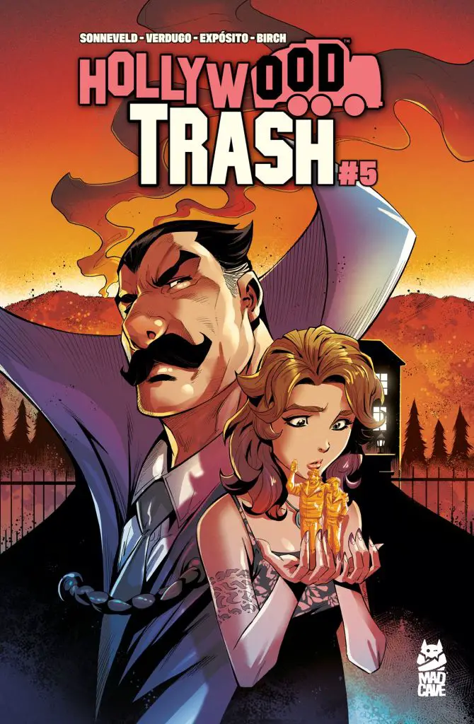 Hollywood Trash #5, Cover