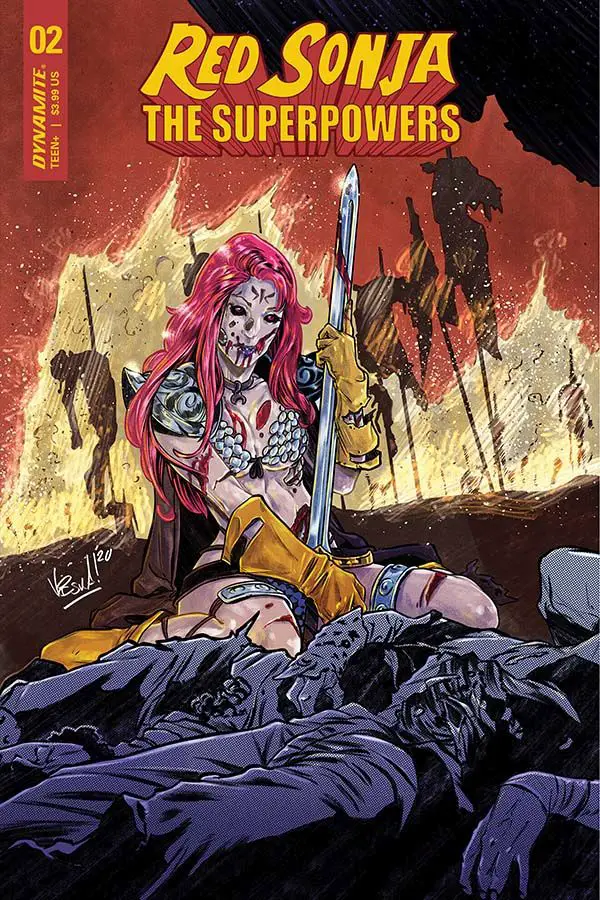 Red Sonja: The Superpowers #2, cover D