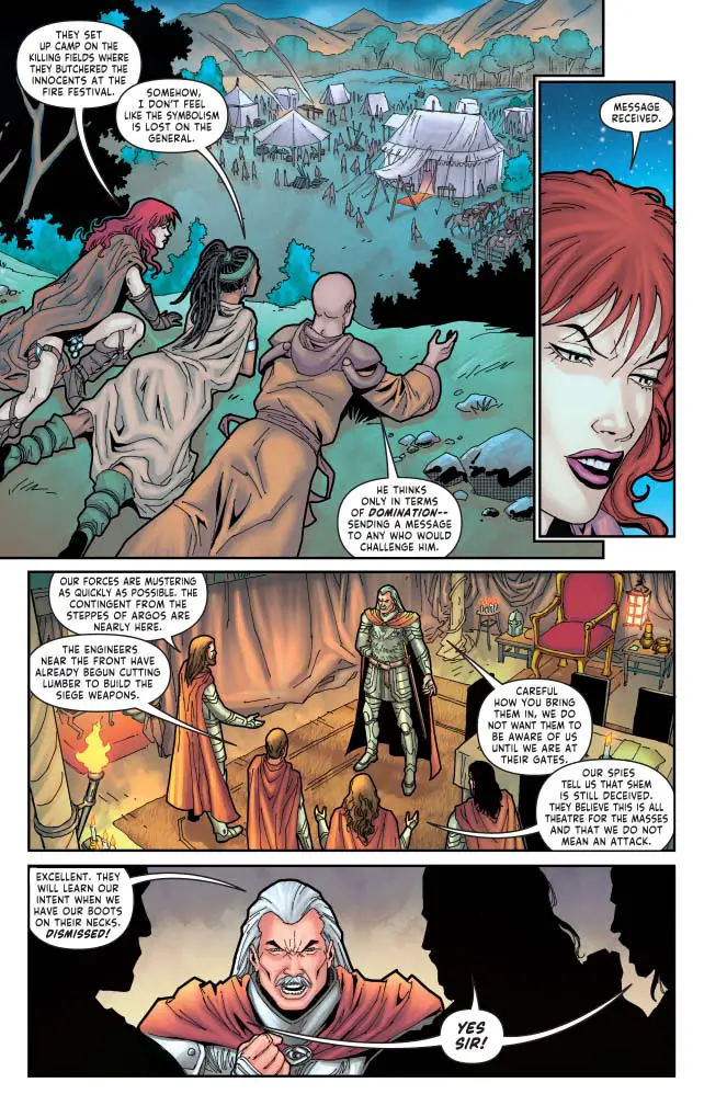 Red Sonja The Price of Blood #3, preview page 1