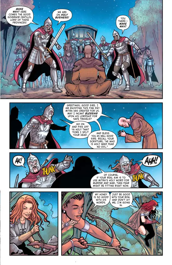 Red Sonja The Price of Blood #3, preview page 3