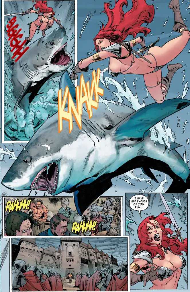 Red Sonja - Worlds Away (Vol. 5), preview page 13