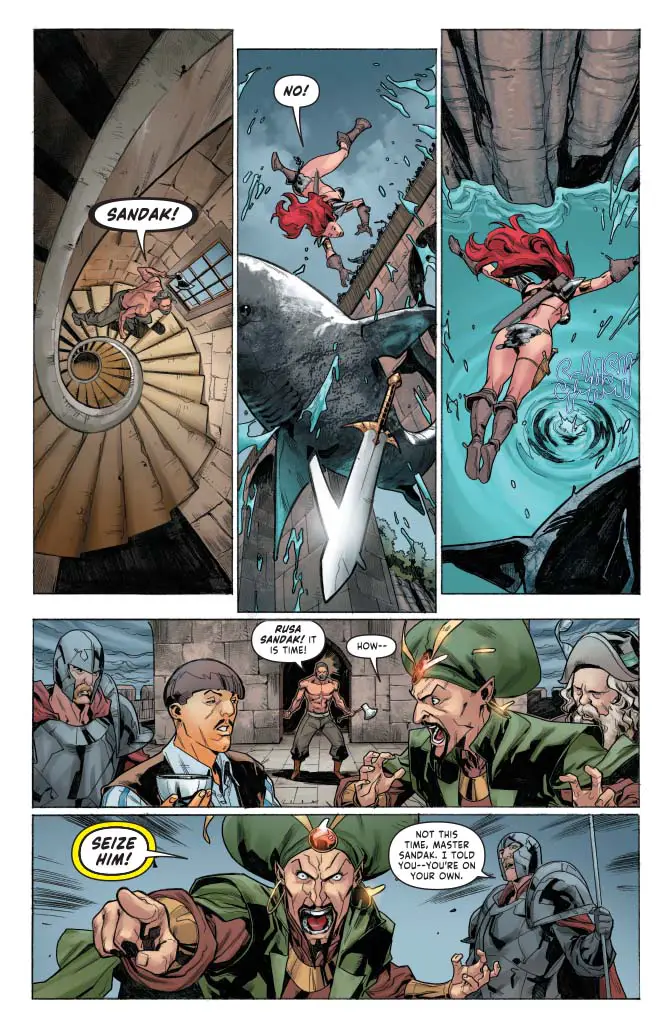 Red Sonja - Worlds Away (Vol. 5), preview page 14