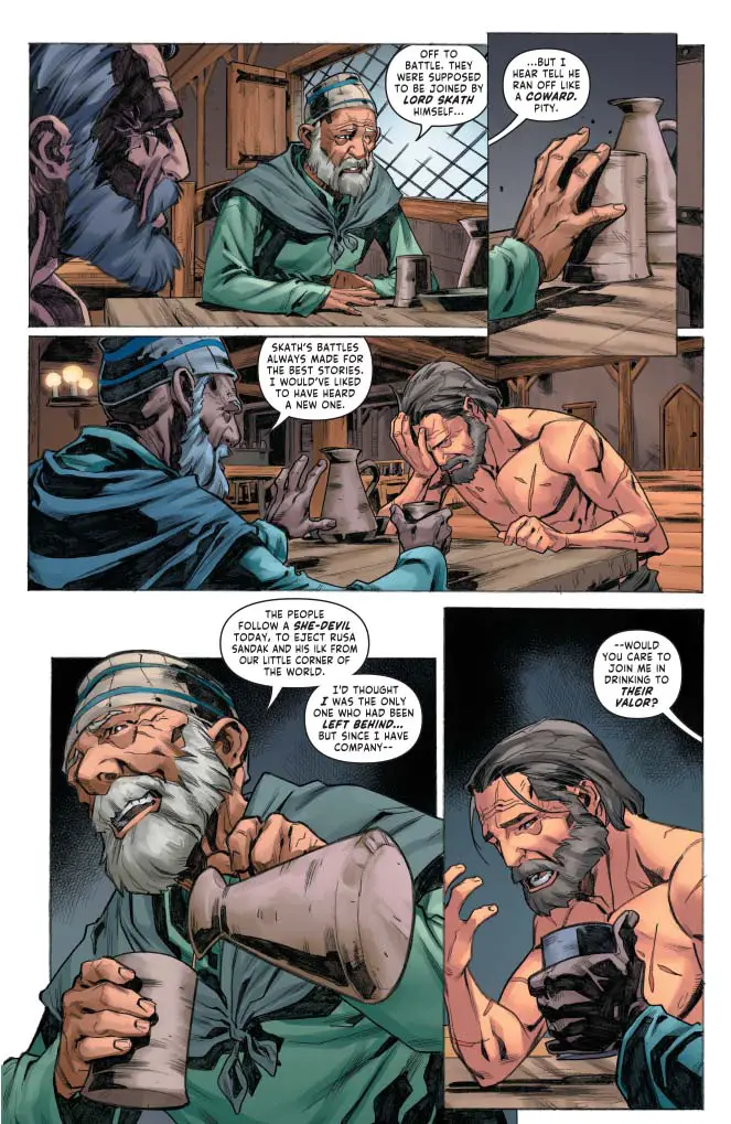 Red Sonja - Worlds Away (Vol. 5), preview page 9