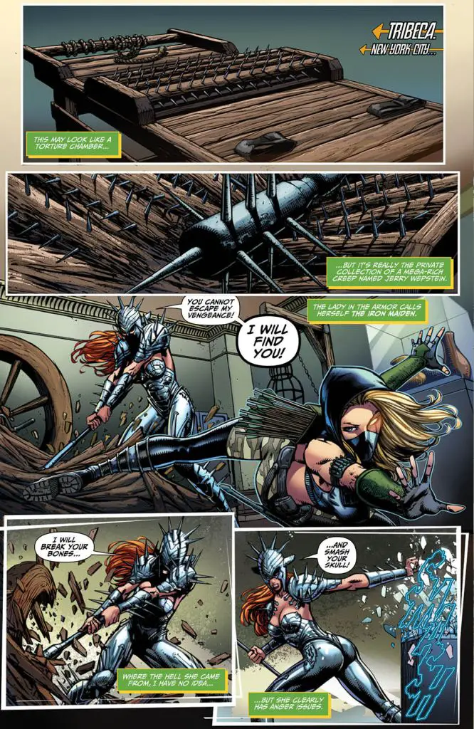Robyn HRobyn Hood - Iron Maiden #2, preview page 1ood - Iron Maiden #2, cover C