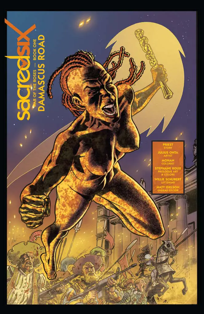 Sacred Six #7, preview page 2