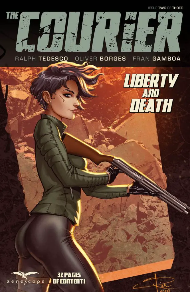 The Courier - Liberty & Death #2, cover B