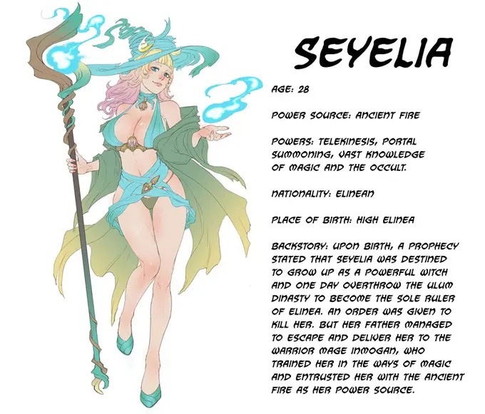 Freaky Tales #1, Seyelia profile