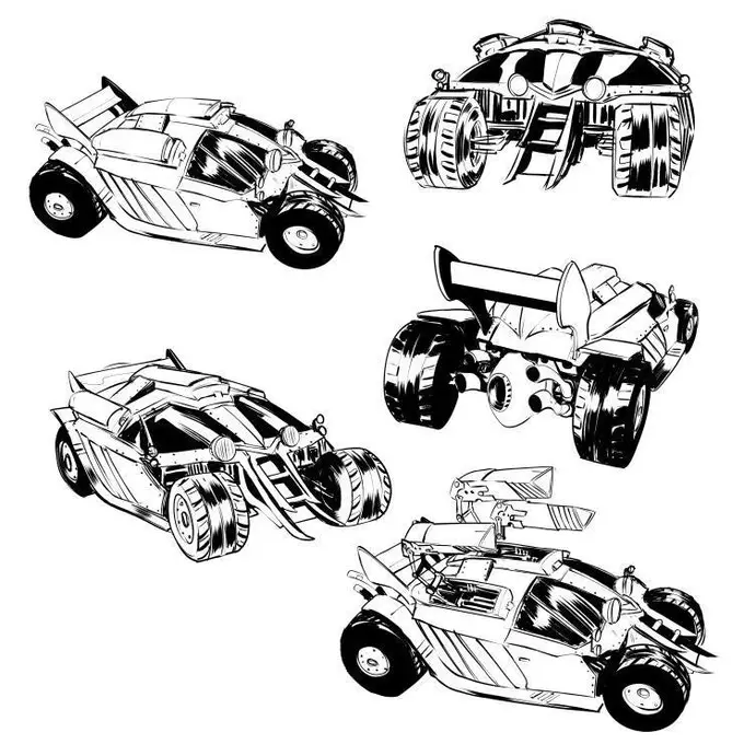 Freaky Tales #1, concept design 2