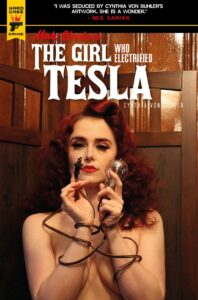 Minky Woodcock - The Girl Who Electrified Tesla #1, cover C