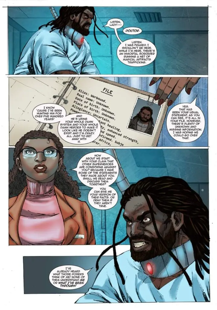 War Bound #1, preview page 3