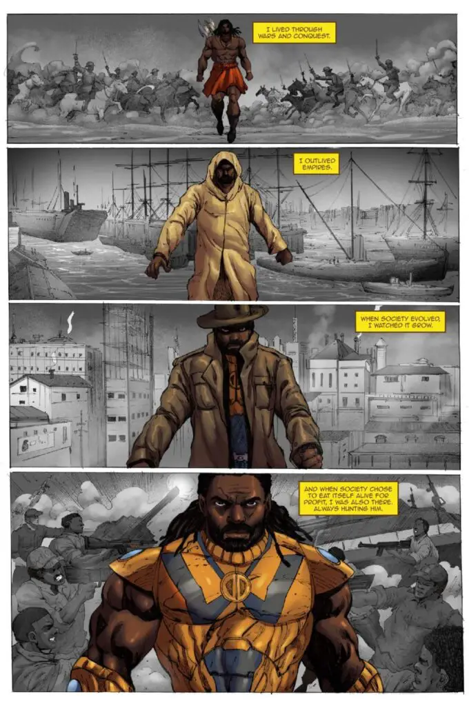 War Bound #1, preview page 7