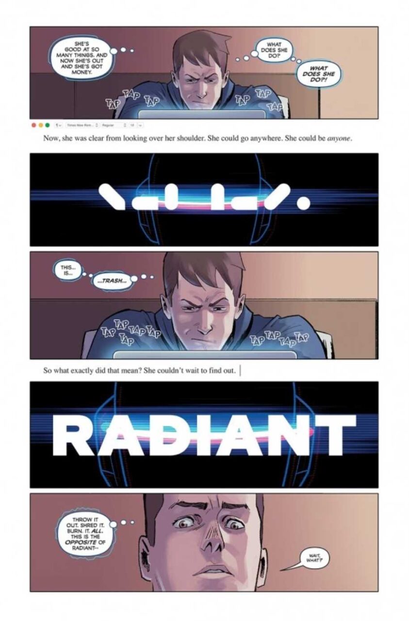 Radiant Black #3, preview page 4