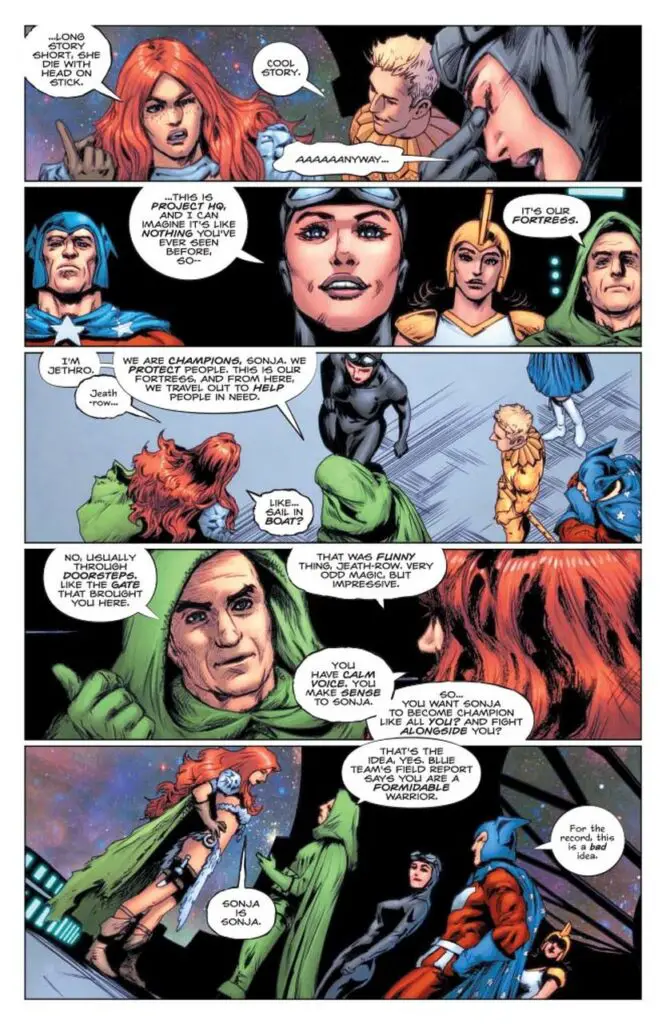 Red Sonja - The Superpowers #4, preview page 4