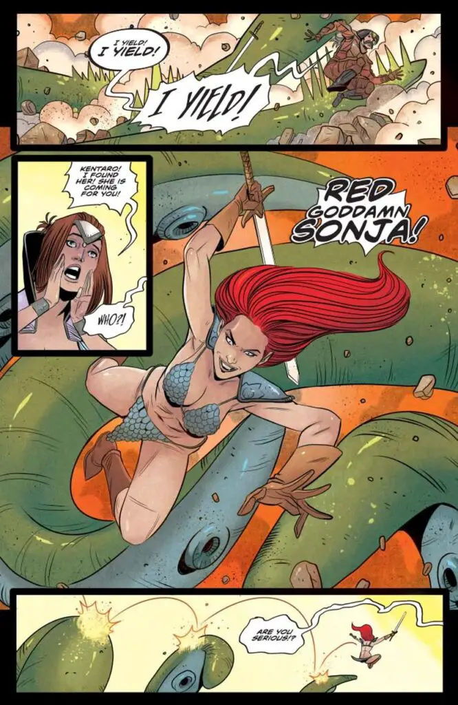 Red Sonja (Vol. 5) #26, preview page 2