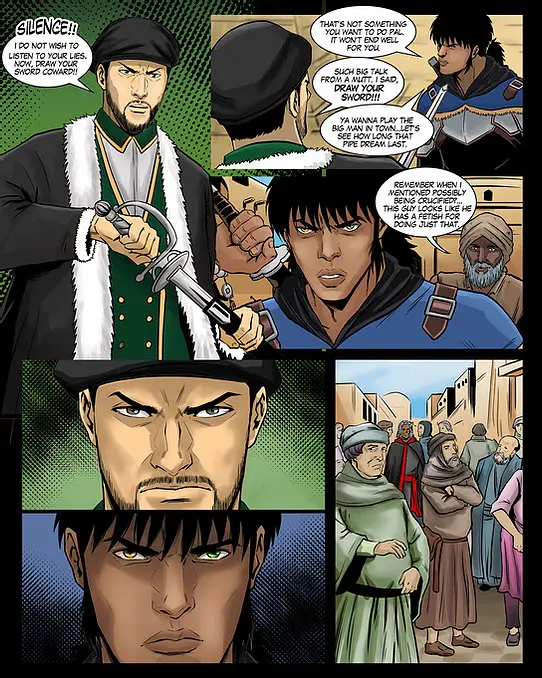 Salvation #1, preview page 1