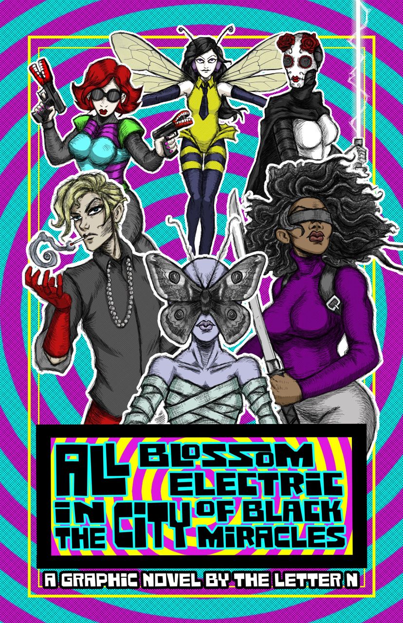 ALL BLOSSOM ELECTRIC IN THE CITY OF BLACK MIRACLES, cover