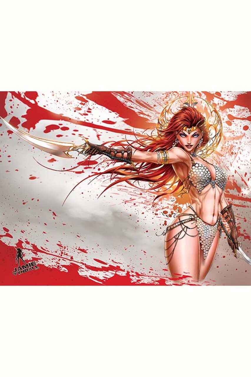 Invincible Red Sonja #1, Tyndall cover 2