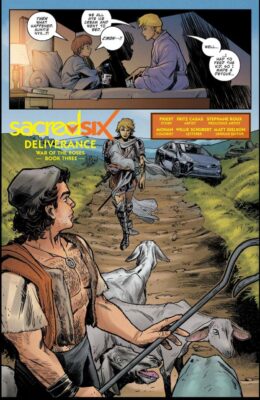 Sacred Six #9, preview page 2