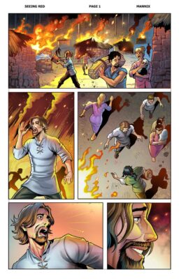 Seeing Red #1, preview page 1