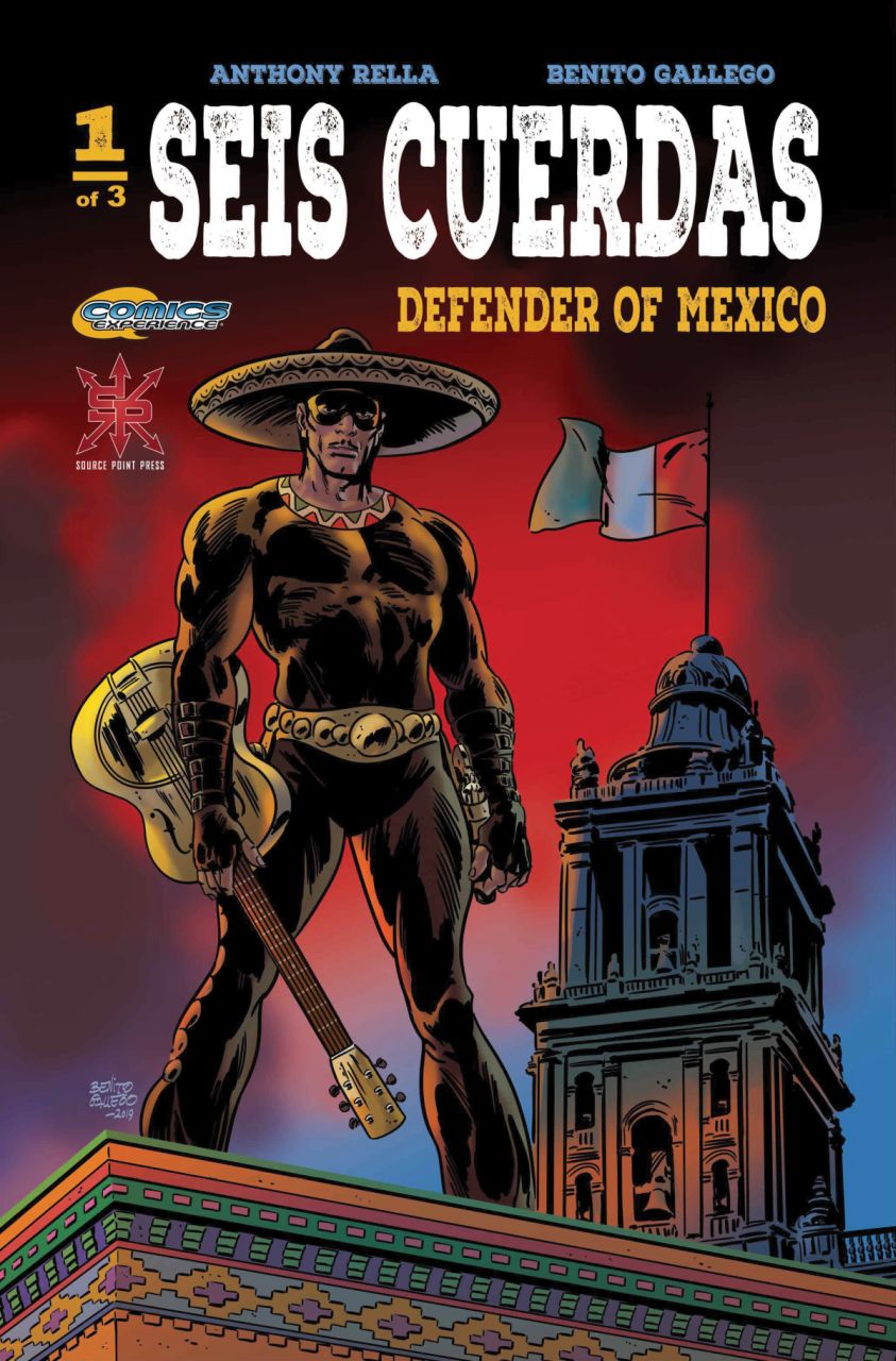 Seis Cuerdas - Defender of Mexico #1, cover