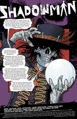 Shadowman #2, preview page 1