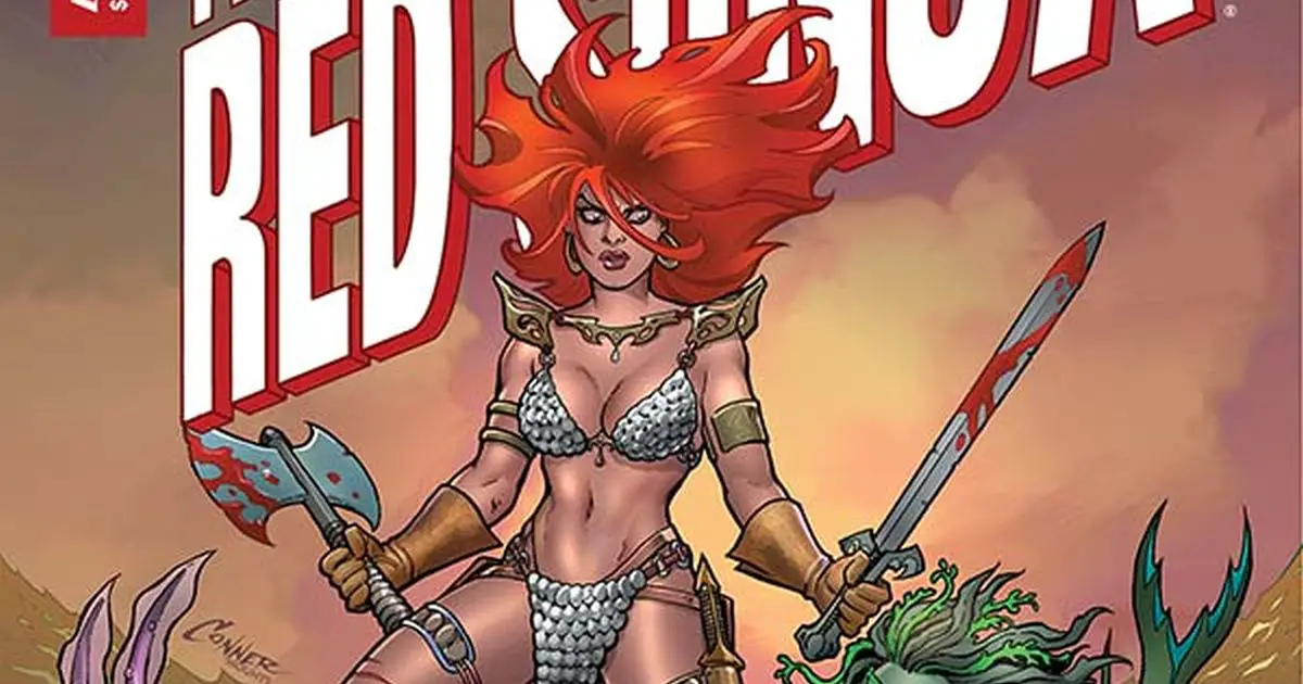 The Invincible Red Sonja #1, featured
