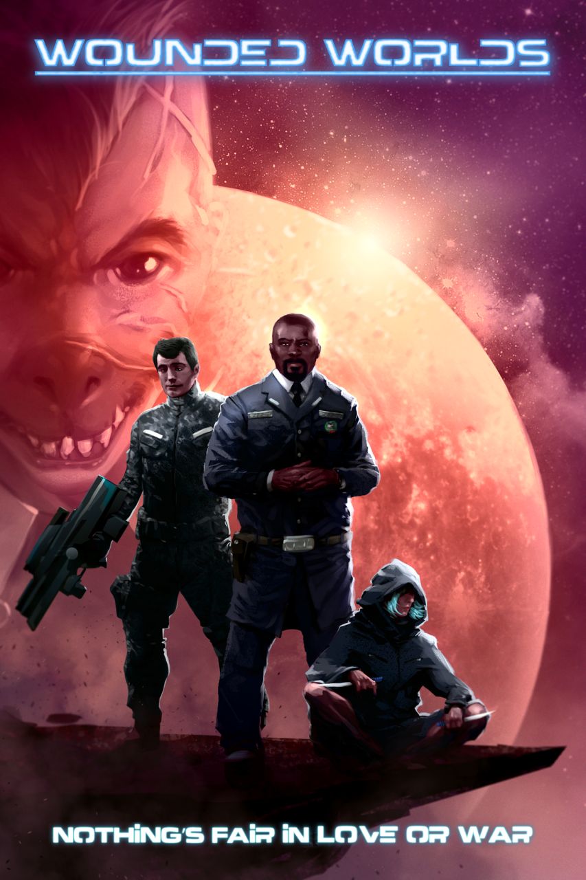 Wounded Worlds #1, cover