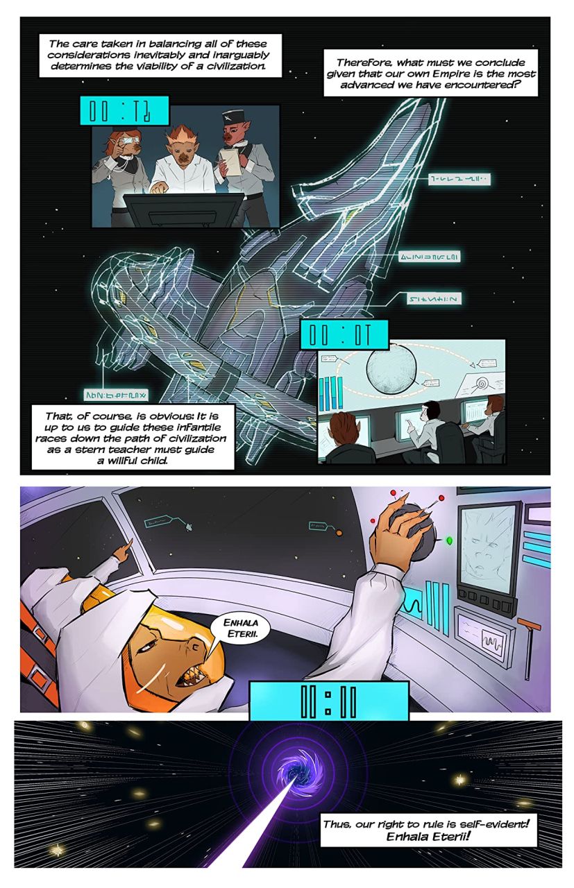 Wounded Worlds #1, preview page 3