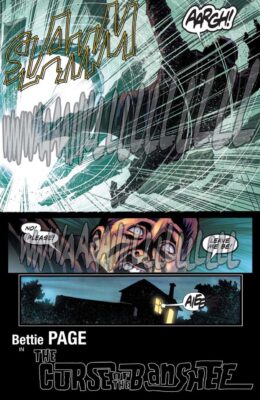 Bettie Page - The Curse of the Banshee #1, preview page 2