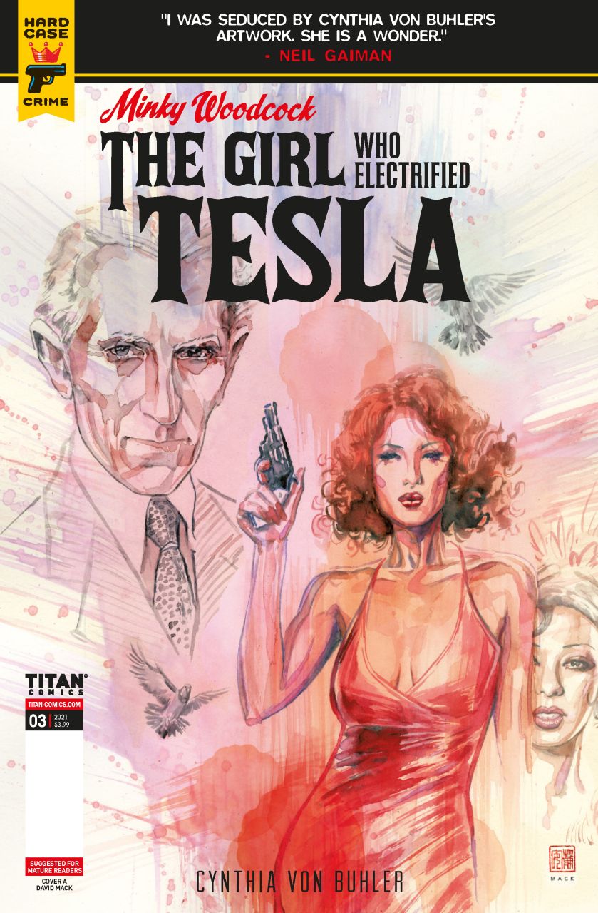 Minky Woodcock - The Girl Who Electrified Tesla #3, cover A