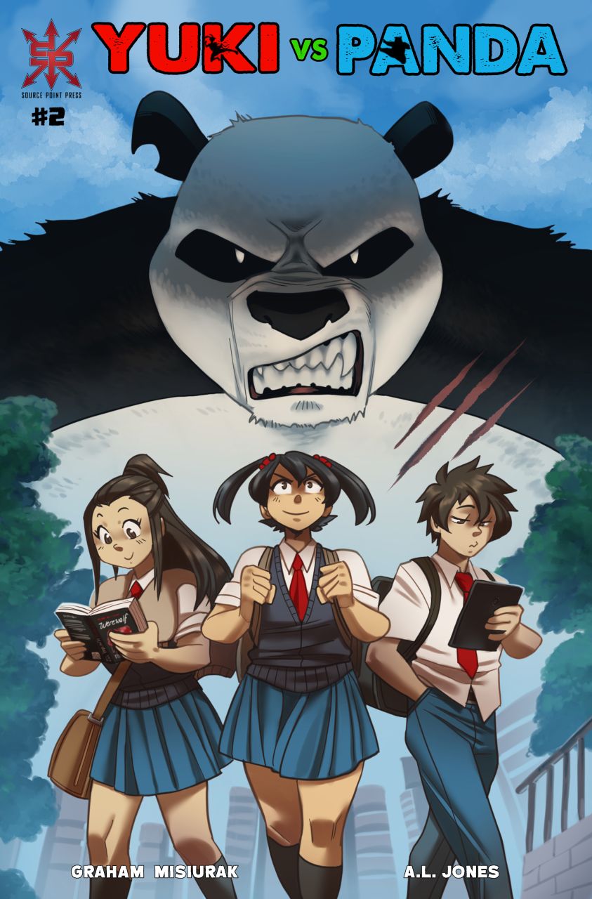 Yuki vs Panda #2, cover