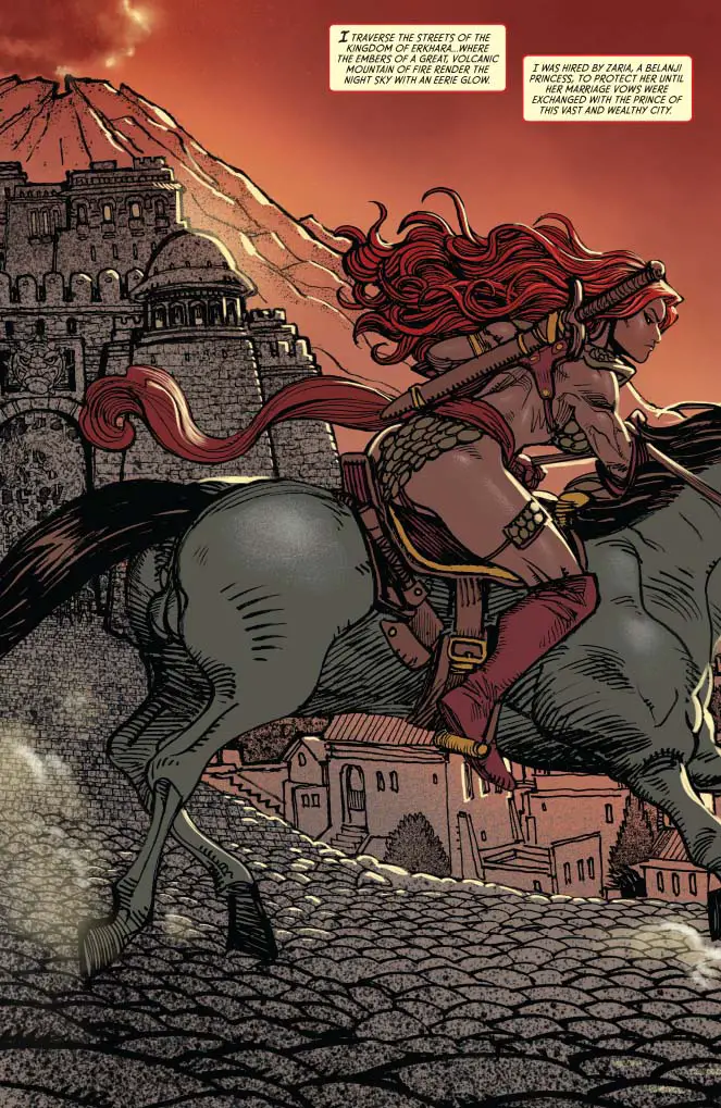 The Invincible Red Sonja #3, preview page 1
