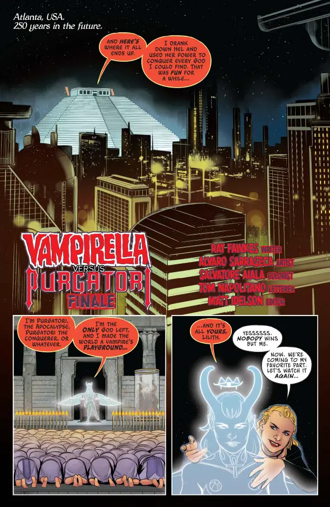 Vampirella Versus Purgatori #5, preview page 1