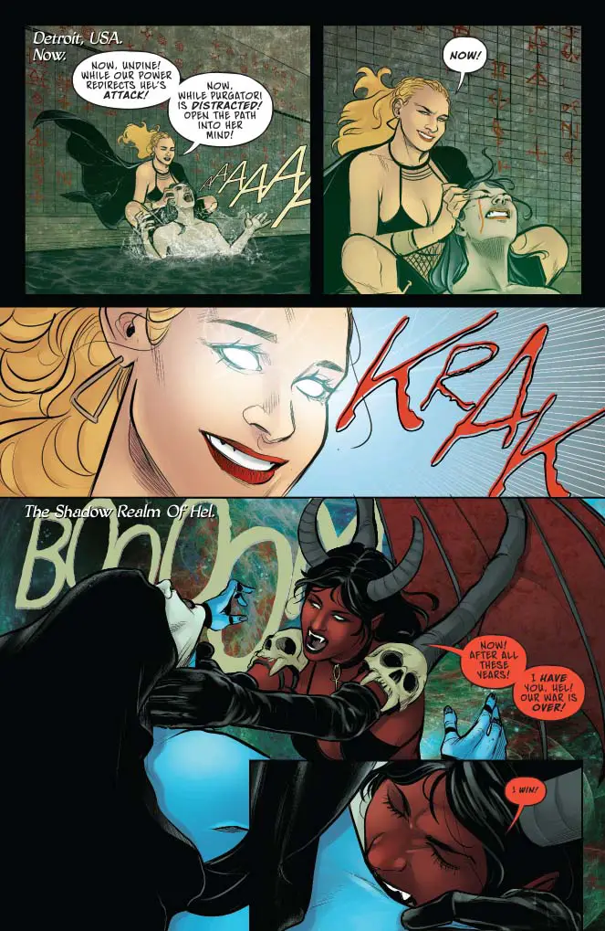 Vampirella Versus Purgatori #5, preview page 2
