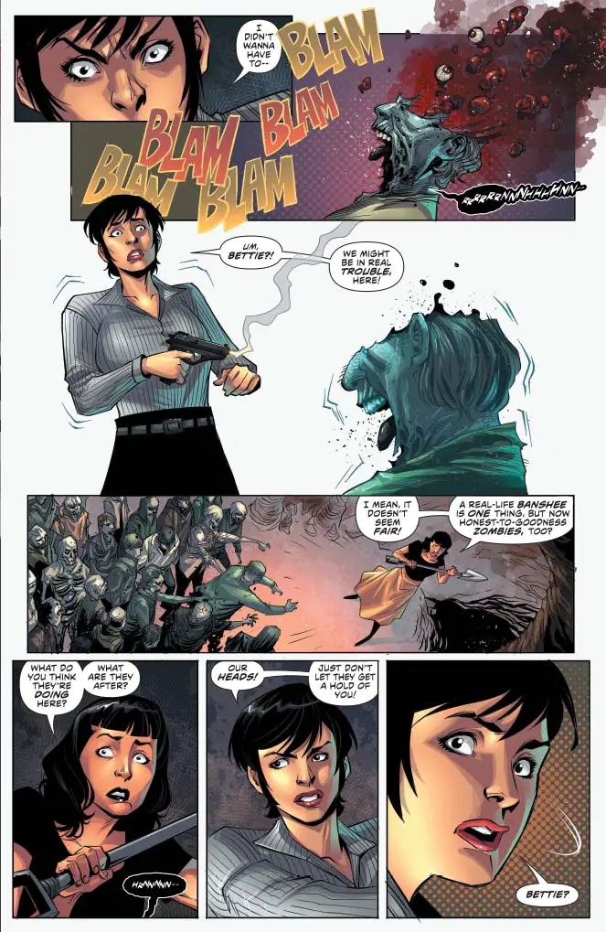 Bettie Page - Curse of the Banshee #3, preview page 3