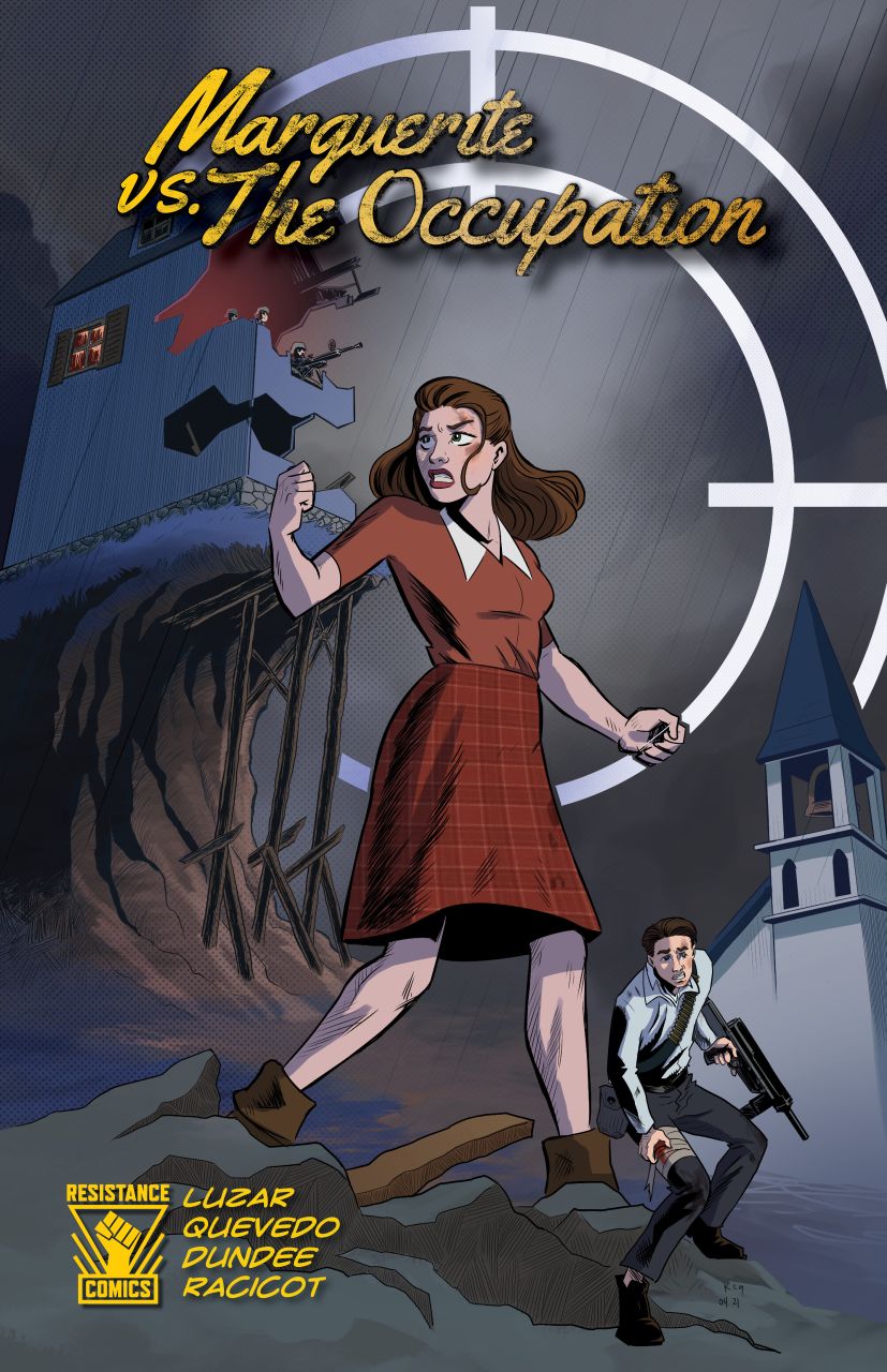 Marguerite vs the Occupation #1, cover