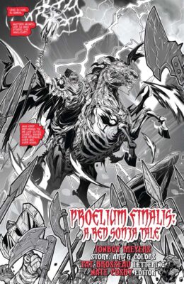 Red Sonja - Black, White, Red #2, preview page 2