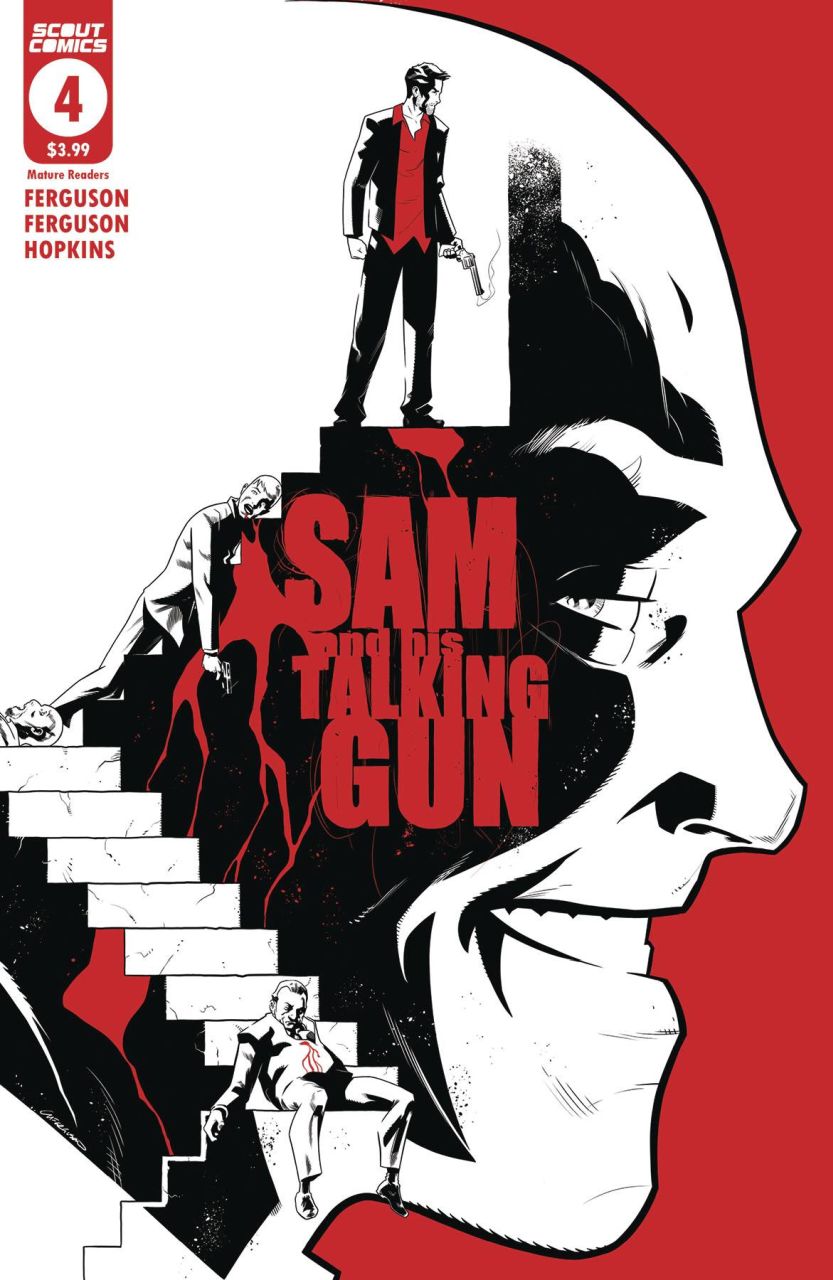 Sam and His Talking Gun #4, cover