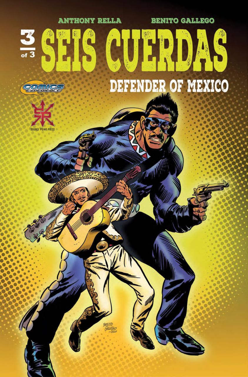 Seis Cuerdas - Defender of Mexico #3, cover