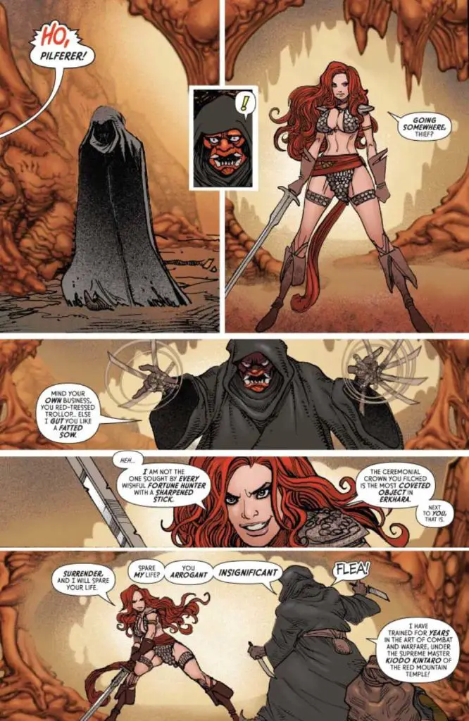 The Invincible Red Sonja #4, preview 2