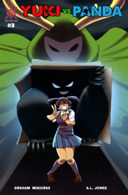 Yuki vs Panda #3, cover