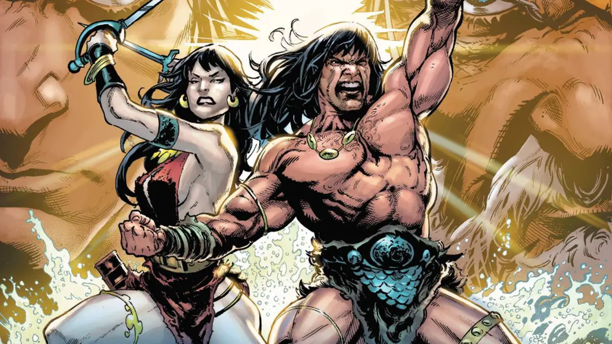 Conan the Barbarian #25, featured