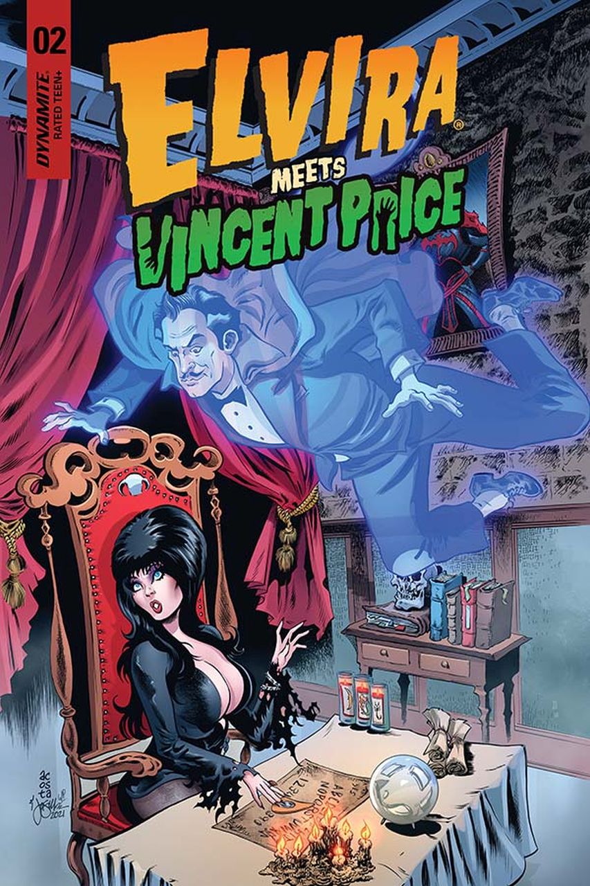 Elvira Meets Vincent Price #2, cover A - Dave Acosta