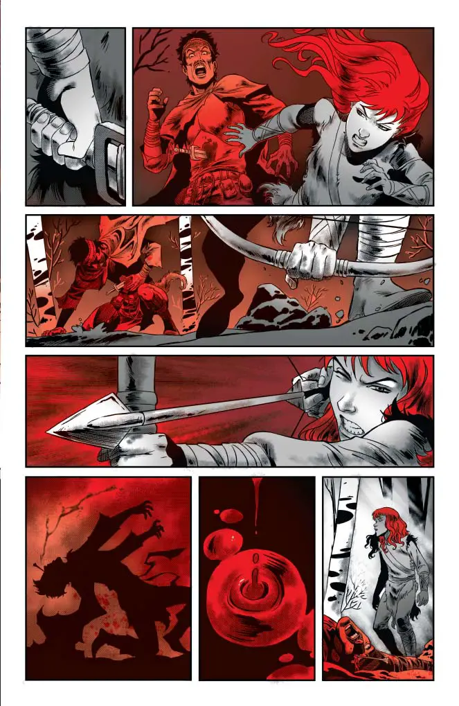 Red Sonja - Black, White, Red #3, preview 3