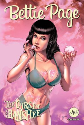 Bettie Page - Curse of the Banshee #5, cover A - Marat Mychaels