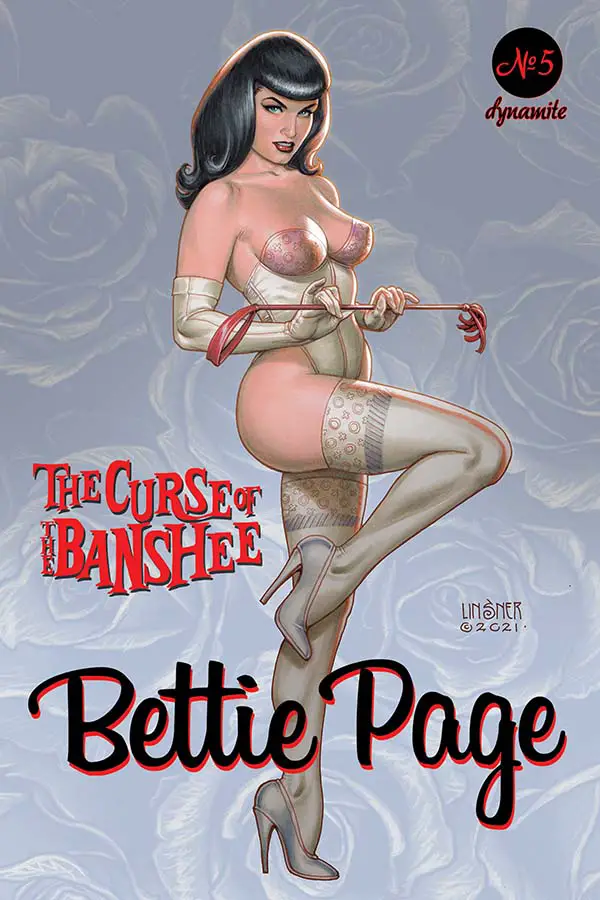 Bettie Page - Curse of the Banshee #5, cover B - Joseph Michael Linsner
